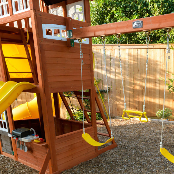 KidKraft Lookout Extreme Wooden Swing Set & Reviews Wayfair